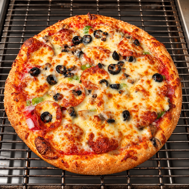 Spinners Top Pizza.