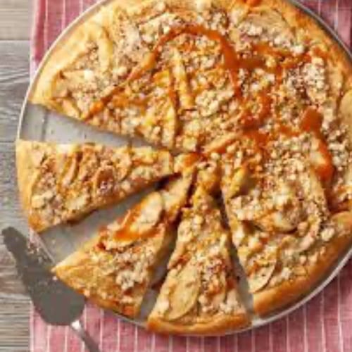 10' Cinnamon Apple Pizza.