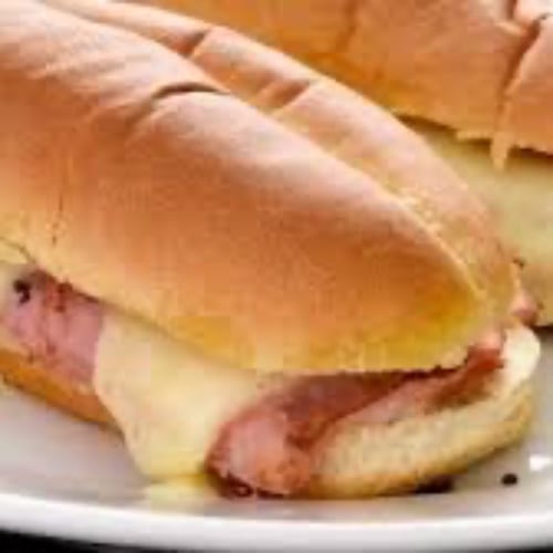 Hot Ham & Cheese Sub.