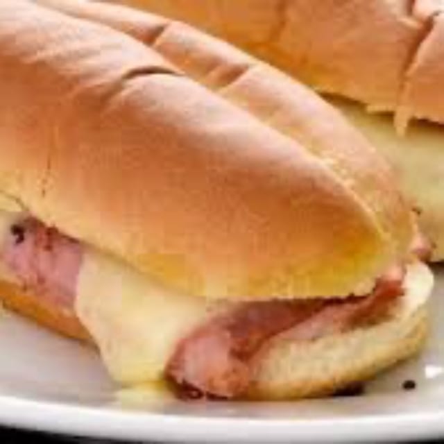 Hot Ham & Cheese Sub.